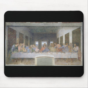 最後の晩餐1495-97年(フレスコ画) マウスパッド