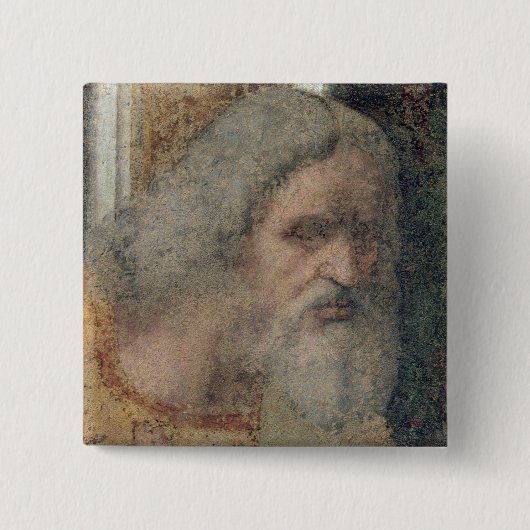 最後の晩餐1495-97年 缶バッジ (正面)