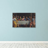 最後の晩餐1648年 キャンバスプリント (インサイチュ (ウッドフロア))