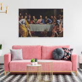最後の晩餐1648年 キャンバスプリント (インサイチュ (リビング))