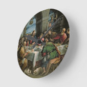 最後の晩餐3 ラウンド壁時計 (傾斜)