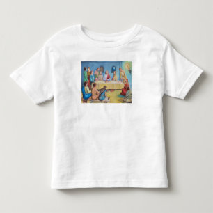 最後の晩餐：イエスと使徒たち トドラーTシャツ