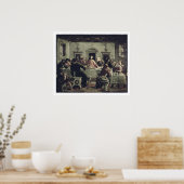 最後の晩餐(キャンバス上の油) 2 ポスター (キッチン)