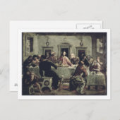 最後の晩餐(キャンバス上の油) 2 ポストカード (正面/裏面)