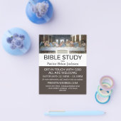 最後の晩餐、キリスト教のバイブル・クラスの広告 チラシ (シングル)