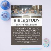 最後の晩餐、キリスト教のバイブル・クラスの広告 チラシ (シングル)