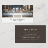 最後の晩餐、キリスト教、宗教 名刺 (正面/裏面)