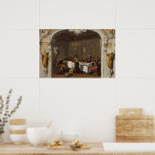 最後の晩餐 – セバスティアーノ・リッチファインアートポスター ポスター (キッチン)