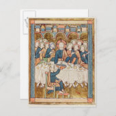 最後の晩餐、パリのPuutier a l'Usageより ポストカード (正面/裏面)