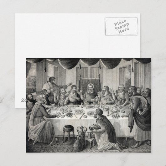 『最後の晩餐』 ポストカード (正面/裏面)