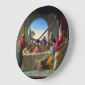 『最後の晩餐』 ラージ壁時計 (傾斜)