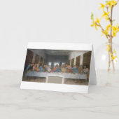 最後の晩餐、レオナルド・ダ・ヴィンチ、1495年～1498年 カード (黄色い花)