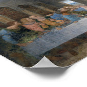 最後の晩餐、レオナルド・ダ・ヴィンチ、1495年～1498年 ポスター (角)