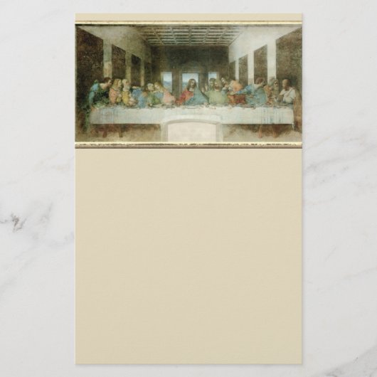 最後の晩餐 便箋 (正面)