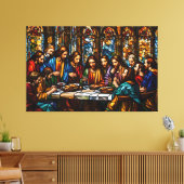 最後の晩餐:信仰の最高傑作 キャンバスプリント (インサイチュ (リビング))