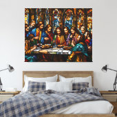 最後の晩餐:信仰の最高傑作 キャンバスプリント (インサイチュ (寝室))