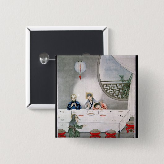 最後の晩餐 缶バッジ (正面&裏面)