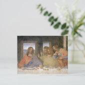 最後の晩餐、1495年～97年 ポストカード (スタンド正面)