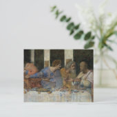 最後の晩餐、1495年～97年 ポストカード (スタンド正面)