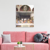 最後の晩餐， 1495年–97 3 キャンバスプリント (インサイチュ (リビング))