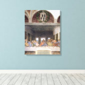 最後の晩餐， 1495年–97 3 キャンバスプリント (インサイチュ (ウッドフロア))