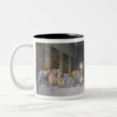 最後の晩餐、1495-97 2 ツートーンマグカップ (左)