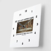 最後の晩餐（1498年）レオナルド・ダ・ヴィンチ ラウンド壁時計 (傾斜)