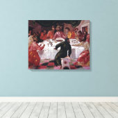 最後の晩餐 – El Greco - c1595 キャンバスプリント (インサイチュ (ウッドフロア))