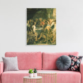 最後の晩餐c.1630-31 キャンバスプリント (インサイチュ (リビング))