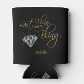 最後の最後の飛びきらきら光る込み – 金ゴールド 缶クーラー (裏面)