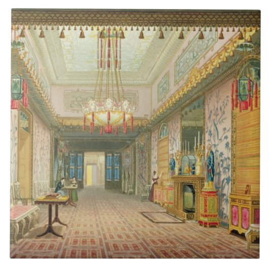 最後の段階の通路か長いギャラリー、f タイル (正面)