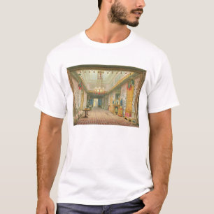 最後の段階の通路か長いギャラリー、f tシャツ