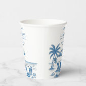 最後の沿岸の乾杯 ビーチ バチェロレッテパーティー 紙コップ (右)