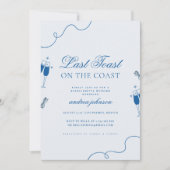 最後の沿岸の乾杯　ヘンの独身最後の週末 招待状 (正面)