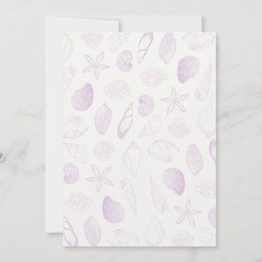 最後の沿岸の乾杯 独身最後のパーティー 招待状 (裏面)