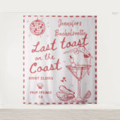 最後の沿岸の赤い独身最後の宴 タペストリー (正面)