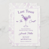 最後の沿岸バチェロレッテパーティー 招待状 (正面/裏面)