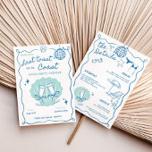 最後の沿岸独身最後の夜 招待状