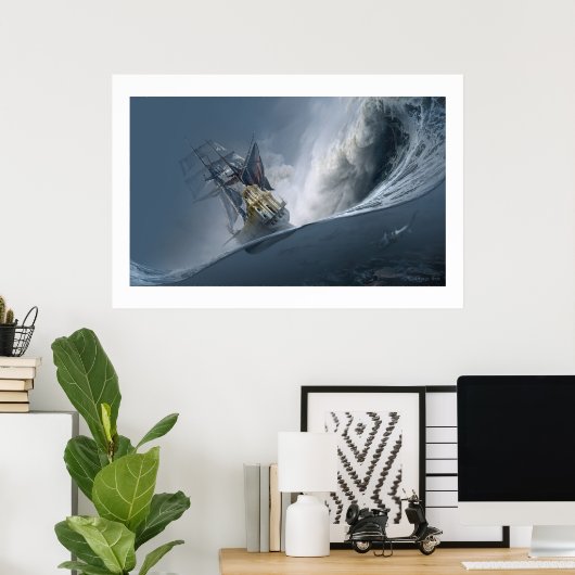 最後の波 ポスター (ホームオフィス)