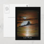 最後の波 ポストカード (正面/裏面)