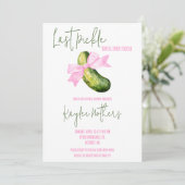 最後の漬物の彼女は常にチックルブライダルシャワー 招待状 (スタンド正面)