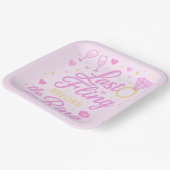 最後の独身生活を祝うナプキン （ラストフリングビフォーザリングナプキン） ペーパープレート (傾斜あり)