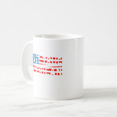 最後の真のアメリカ合衆国の愛国者 コーヒーマグカップ (正面左)