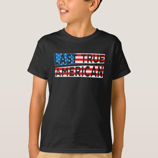 最後の真のアメリカ合衆国の愛国者 Tシャツ (正面)