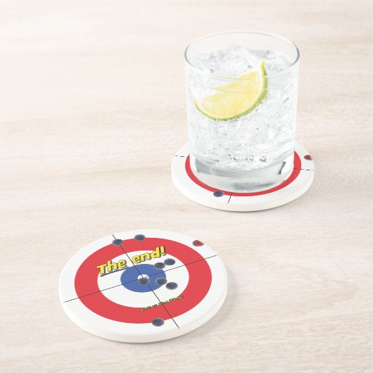 最後の砂岩コースター – （赤） コースター (側面)