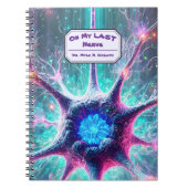 「最後の神経で」科学ユーモアのある生物学 ノートブック (正面)