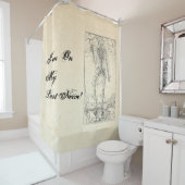 最後の神経 – ハロウィーンスケルトン シャワーカーテン (インサイチュ)