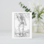 最後の神経 – ハロウィーンスケルトン ポストカード (スタンド正面)