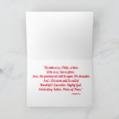 最後の福音クリスマスカード シーズンカード (内部)