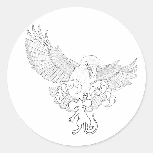 最後の素晴らし反抗 ラウンドシール (正面)